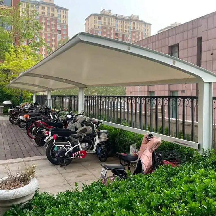 五指山市膜结构电动车棚